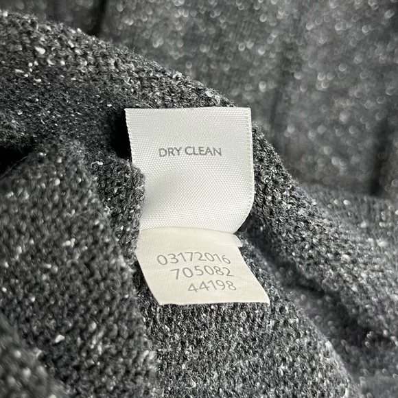 J. Jill Silk Blend Women’s V Neck Pocket Midi Dress Dark Grey Size‎ Medium - Picture 9 of 9